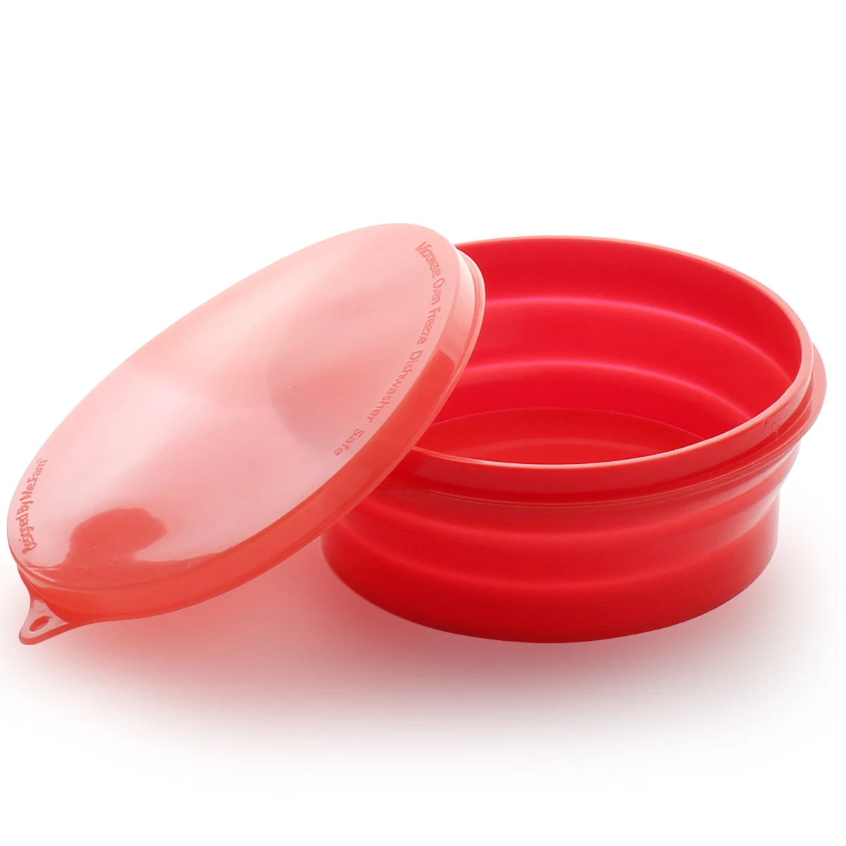 Car CTForest 3 Pièces Bols Pliables En Silicone Vert, Ensembles Silicone Lunch Box, Bol Saladier Avec Couvercle Pour Le Camping, La Randonnée, La Cuisine Vaisselle Camping