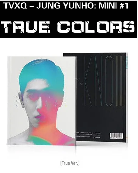 [MYKPOP] Официальный-TVXQ-JUNG YUNHO MINI#1: настоящие цвета, альбом CD-SA19081404, TRUE Ver - Цвет: True ver.