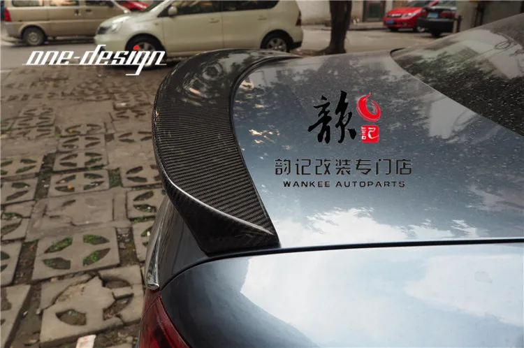 Подходит для mazda ATENZA CHAOS покрытие из углеродного волокна задний спойлер