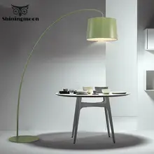 Современный минимализм, свободно стоячие лампы для гостиной, скандинавские цветные, цветные, железные, художественные, офисные, торшеры, для спальни, цветные, высокие лампы