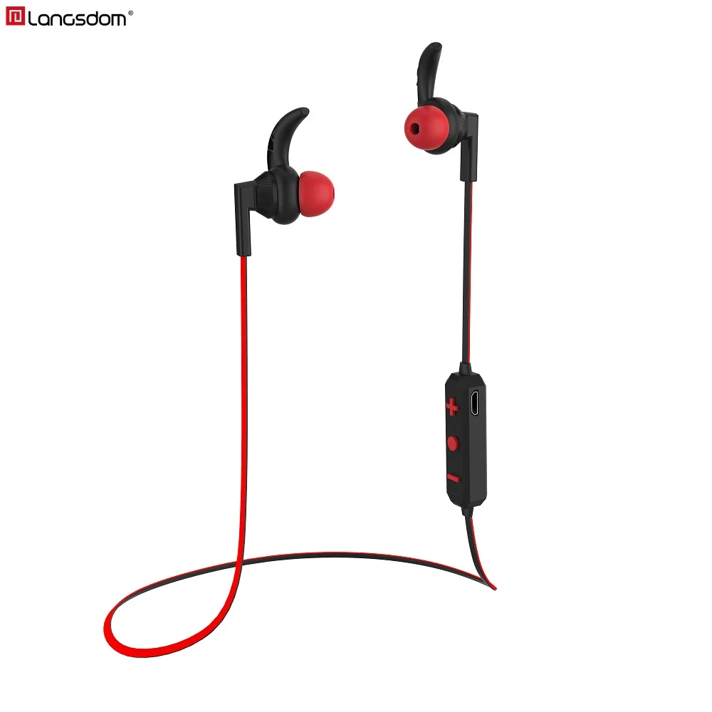 

BS85 Wireless Earphone Bluetooth V4.2 Stereo Sport Sweatproof Earphone Ear-hook Noise Cancelling Mic Earbuds For iPhone Xiaomi
