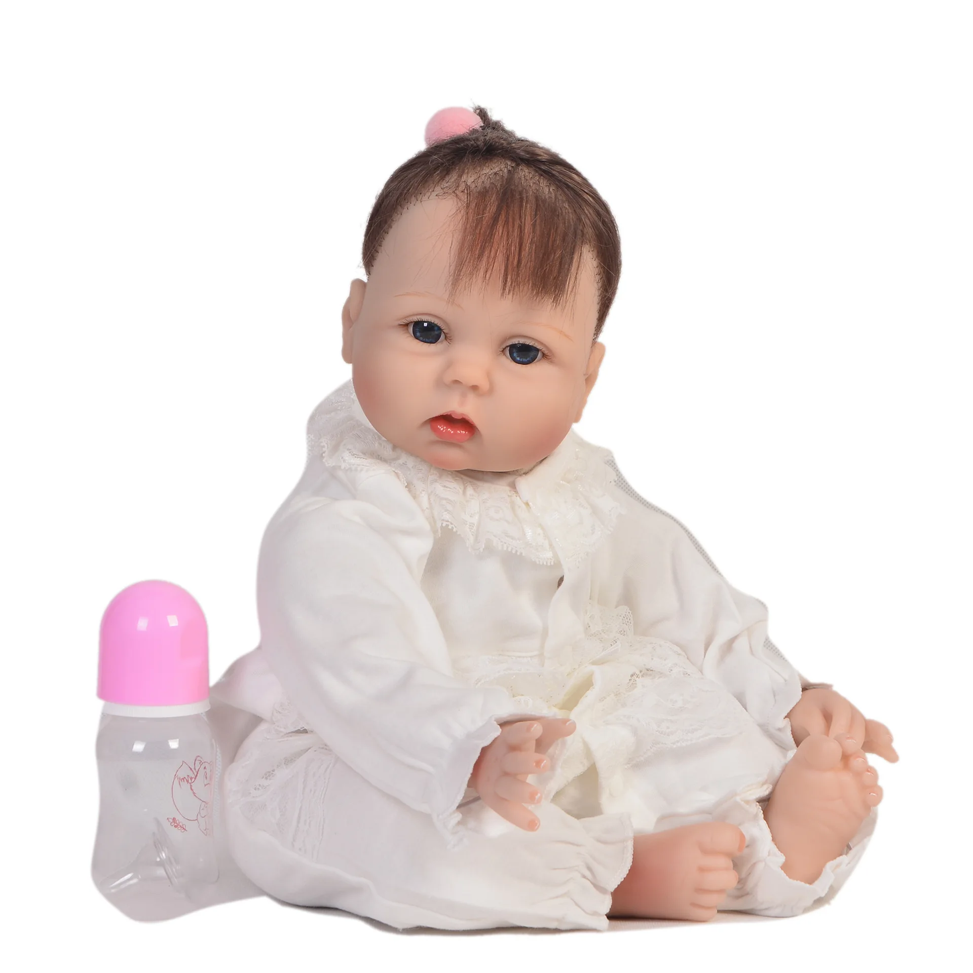  Keiumi Reborn Baby Doll 22-Inch Reborn Baby Doll Cloth Body Model Infant Can Be Mixed Batch