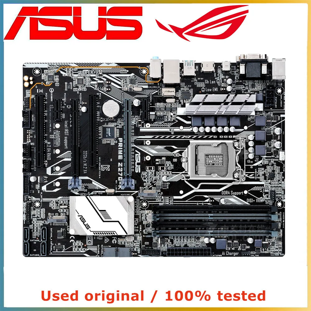Для процессора Intel Z270 LGA 1151 для ASUS PRIME Z270-K материнская плата компьютера Socket LGA1151 DDR4