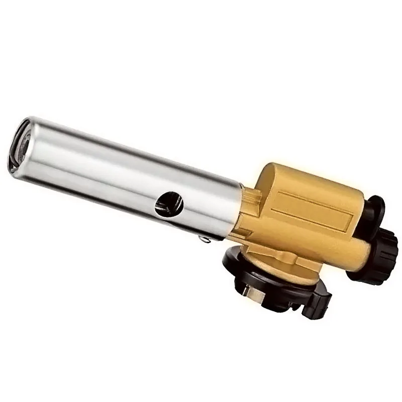 

Automatic Flame Gun Torch Butane Electronic Ignition Heating Thrower 803 Copper Gas Burners Maker Cooking Picnic BBQ Welding