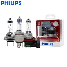 Philips X-treme Vision H1 H4 H7 H11 9003 9005 9006 HB3 HB4 Автомобильные фары яркие галогенные лампы ECE одобрить больше видения, пара