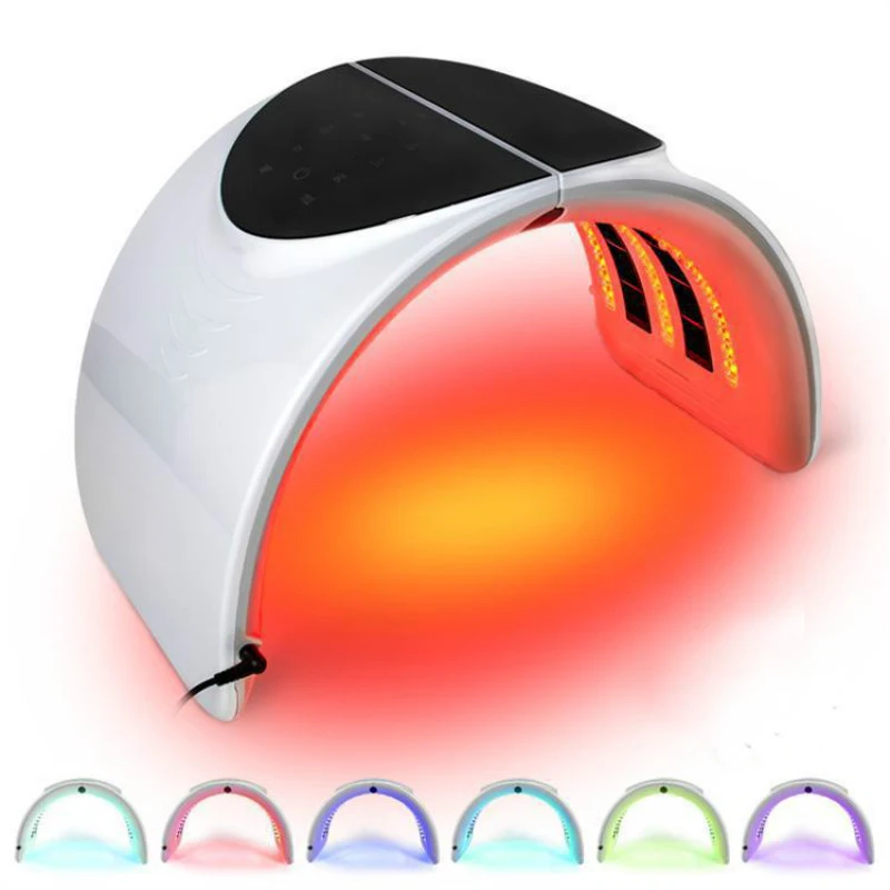  LED Face Mask Beauty Instrument Beauty Skin Care 7 Colors Foldable Whitening Instrument Rejuvenatio