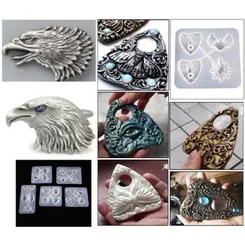 

Crystal Epoxy Resin Mold Devil Eye Pendant Casting Silicone Mould Making Tool