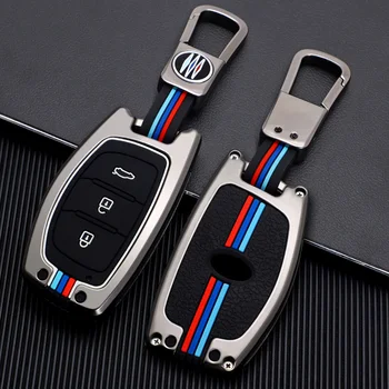 Custodia per chiave auto in lega di zinco per HYUNDAI TUCSON IX35 SOLARIS I25 I30 MISTRA ACCENT Car KEY Bag Smart Key Car Styling portachiavi