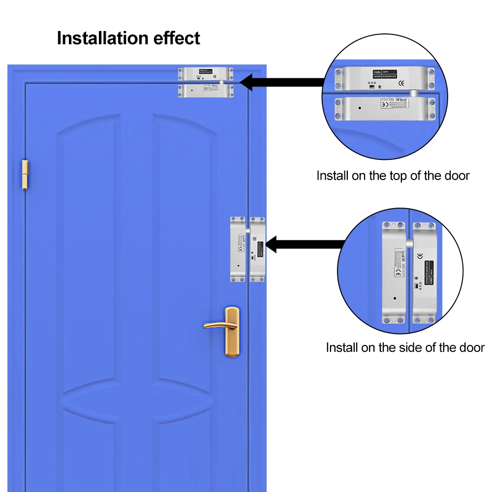 NC Electric Drop Bolt Lock DC12V Fail Safe Electronic Smart Door Locks Accessories For Access Control System with Time Delay images - 6