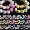 10pcs 10mm 12mm Flower Patterns Round Ceramic Porcelain Loose Spacer Beads lot for DIY Crafts Bracelet Jewelry Making ► Photo 2/4