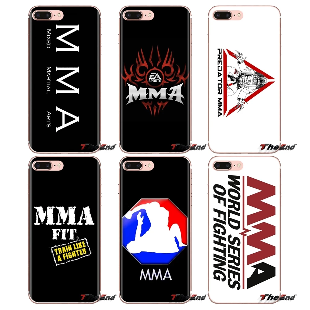 

Transparent TPU Case Covers For Samsung Galaxy J1 J2 J3 J4 J5 J6 J7 J8 Plus 2018 Prime 2015 2016 2017 The MMA logo mixed martial