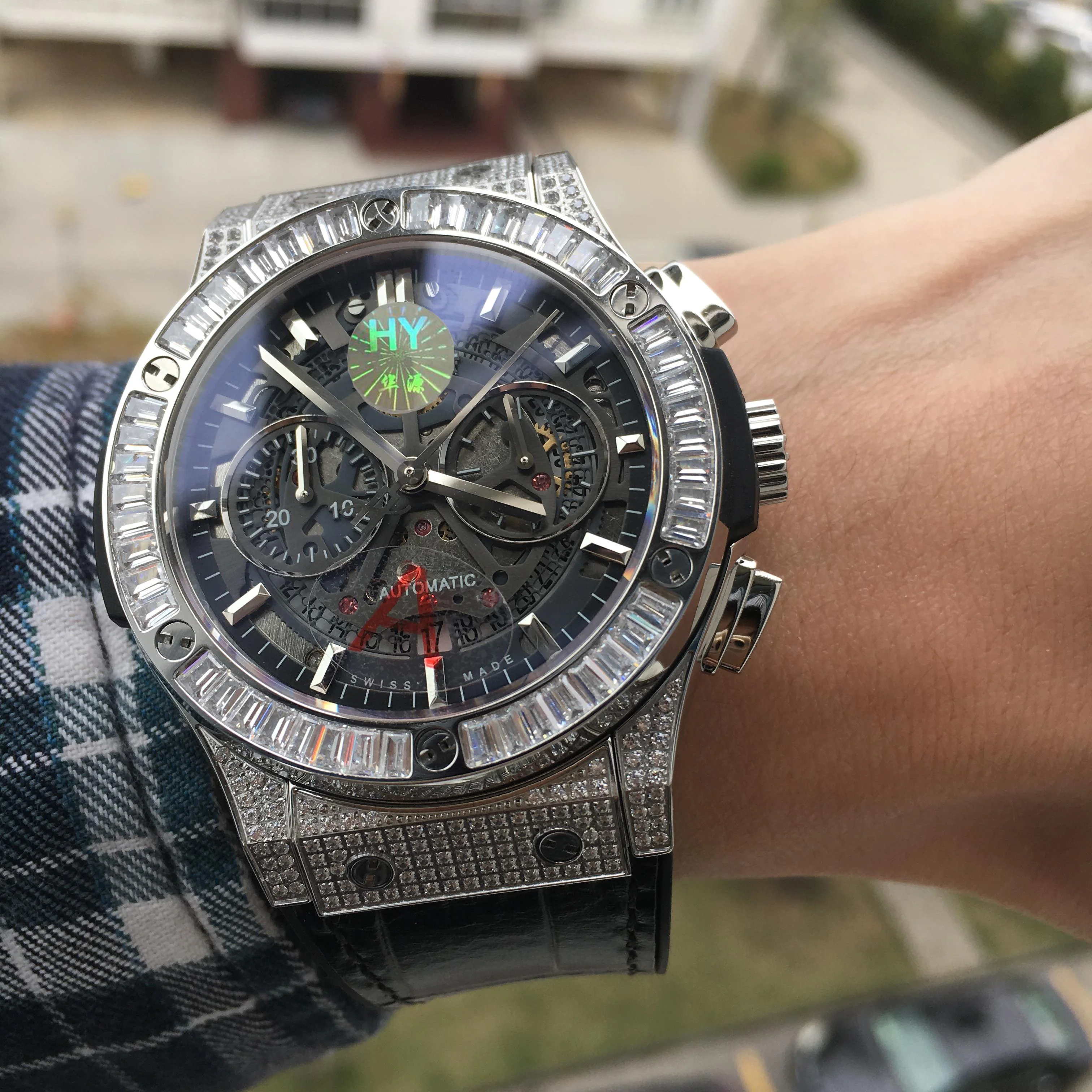 

WG09195 Mens Watches Top Brand Runway Luxury European Design Automatic Mechanical Watch