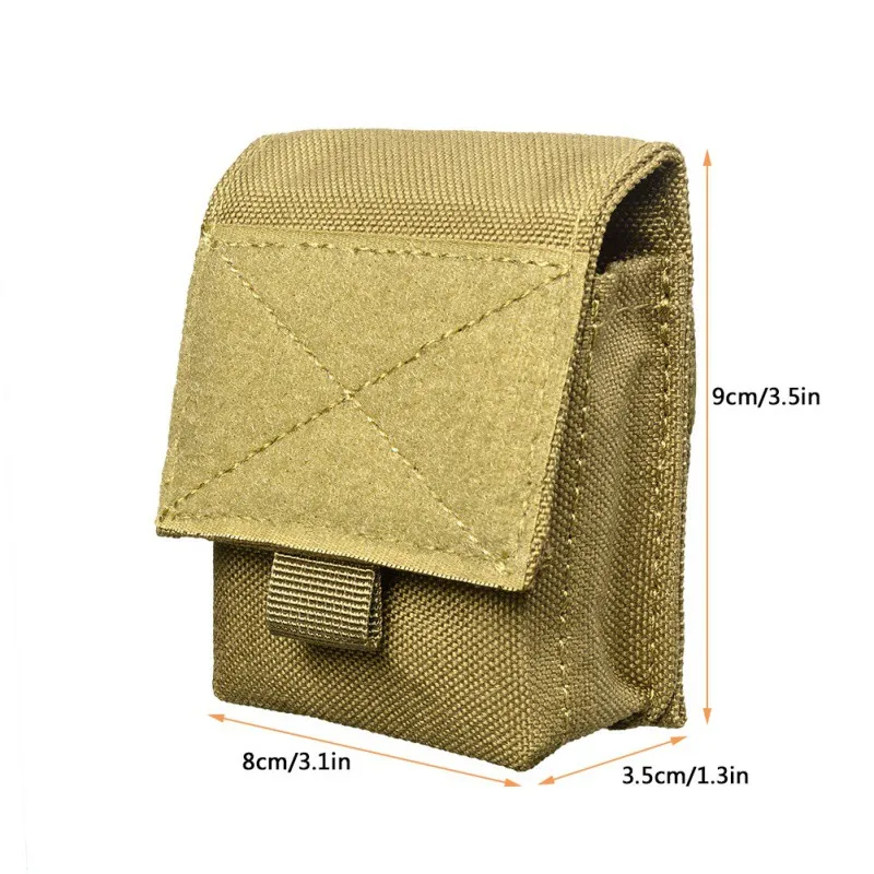 Small Utility EDC Gadget Gear Bag Molle Tactical Pouch Cigarette Holder Case Belt Bag Military Hunting Organizer Bag