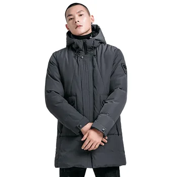 

In the new youth men's long winter 2020 hooded more leisure cotton-padded jacket to keep warm coat