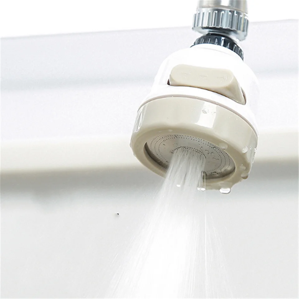 360 Degree Rotation Faucet Booster Shower Head Kitchen Shower Tap Head