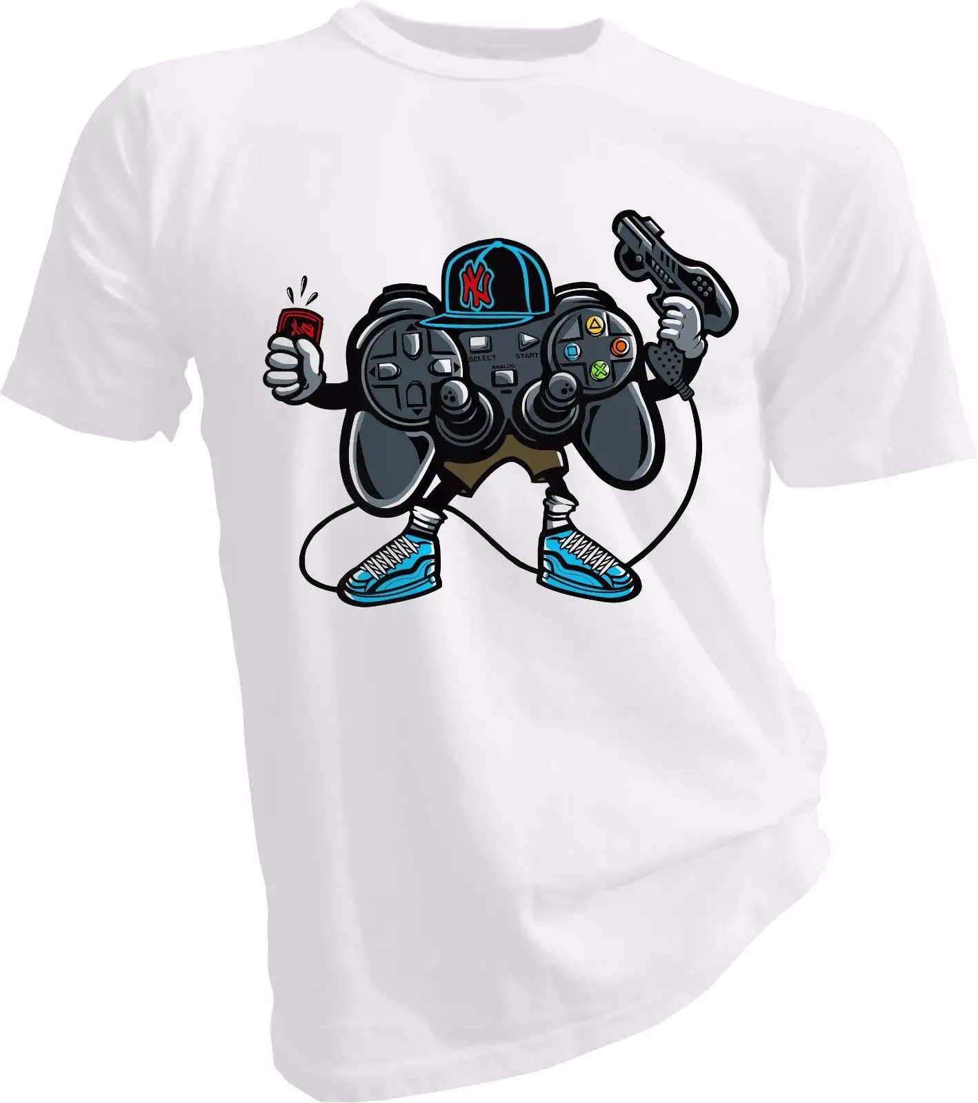 Play Station Gamer, PS3, PS4, консоль, игровой контроллер, взрослая футболка, мужские хлопковые топы, модная классическая уличная одежда