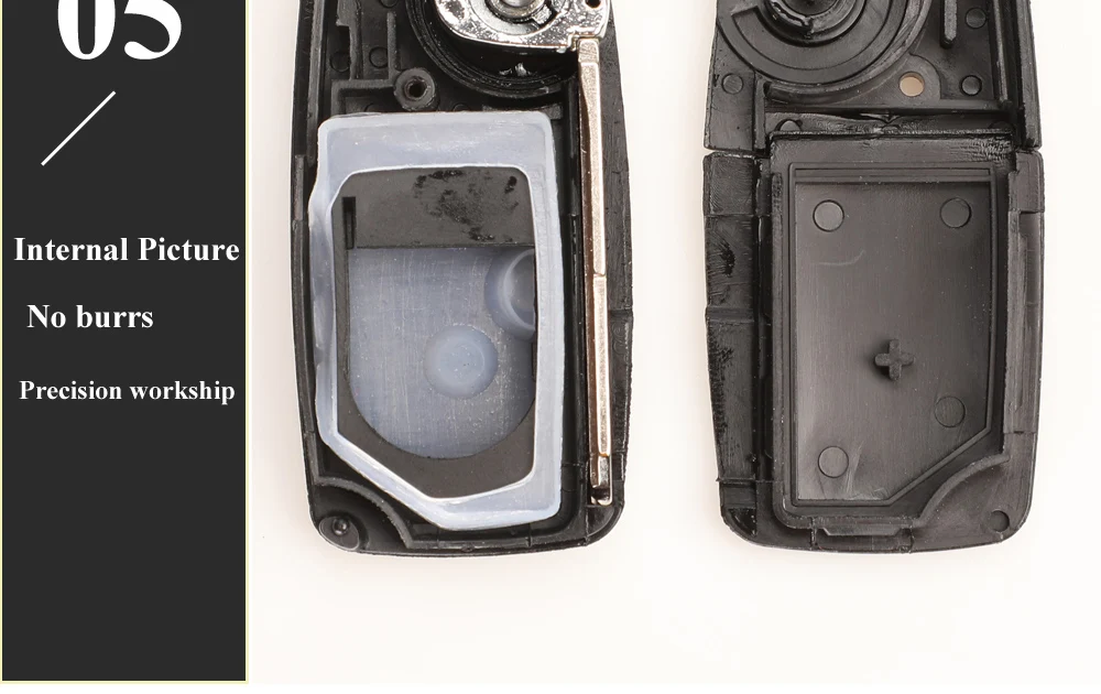 Keyforkess 10 pz/lotto Fob Cassa Chiave Dell'automobile per CHERY A5 FULWIN COWIN TIGGO E5 A1 di PASQUA 2 Bottoni Modificato A Distanza ABS chiave Borsette - Hfe38f3fd755044009e06e0cfcc0141b3S