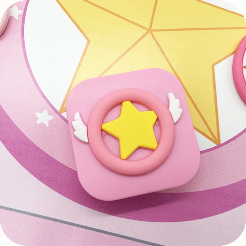 Pink box Harajuku девушка сердце звезда волшебная палочка контейнер для контактных линз крылья сакуры двойная коробка Красота коллеге аниме - Цвет: Pink box
