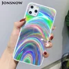 Funda holográfica de prisma láser para iPhone, carcasa 3D con purpurina de arcoíris para iPhone 12 Mini XR XS Max, 11 Pro SE 2022 7 8 6S ► Foto 1/6