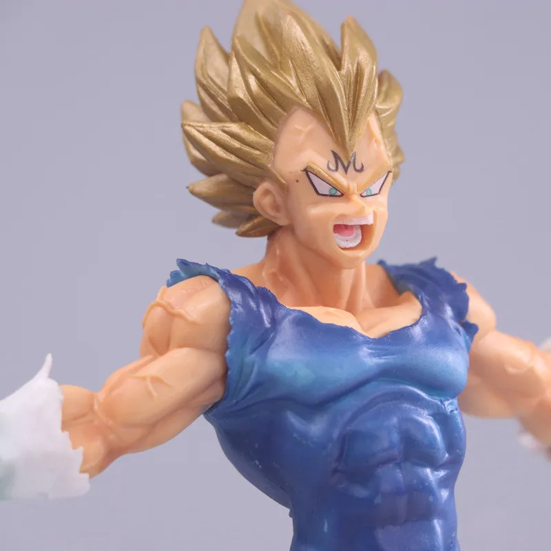 

Dragon Ball Z 18CM Vegeta Majestic Enchanted Ver Super Saiyan Blood Break PVC Action Figure DBZ Vegeta Trunks Collectible Model