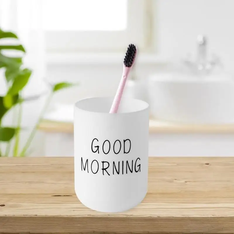 Портативный держатель для зубных щеток с надписью «Good Morning Cup PP» в Северной Европе