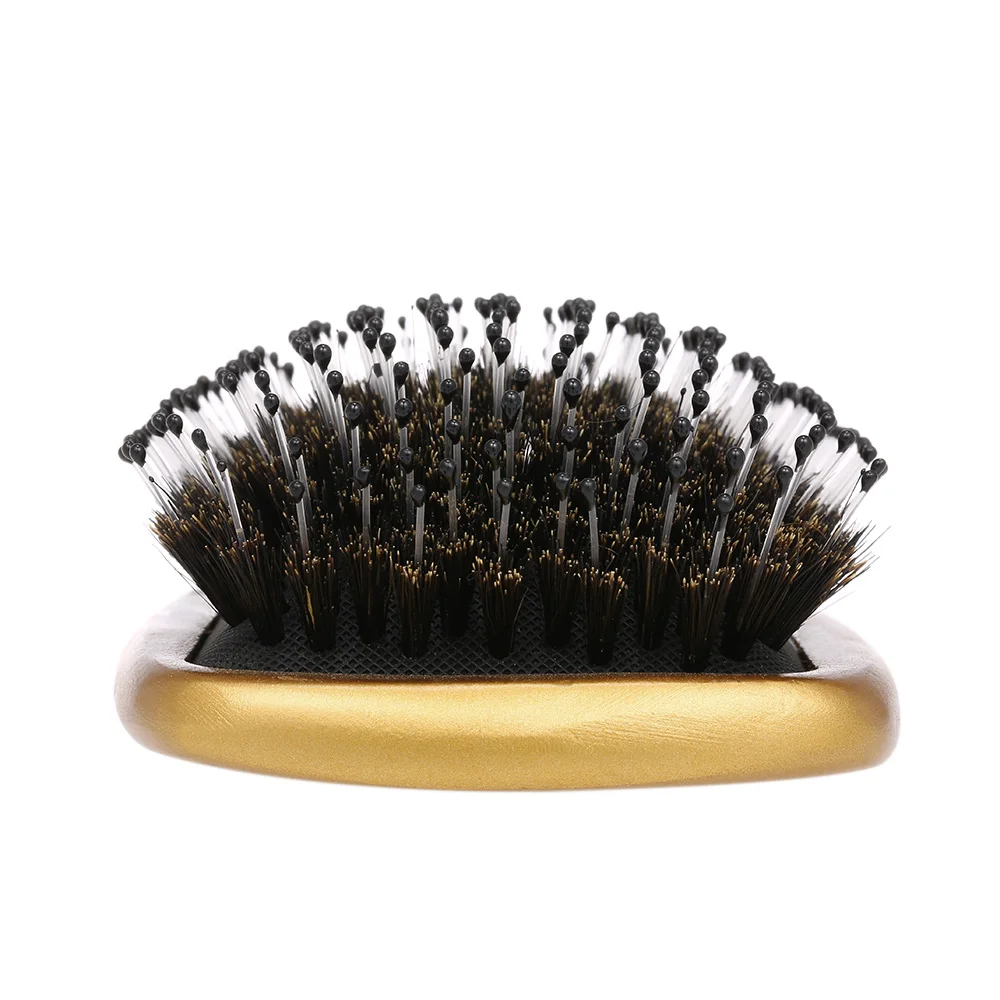 

Hair Brush Comb Wooden Paddle Hairbrush Golden Massage Brush Comb Wet Curly Detangle hairbrush for Hairdressing Styling Tools