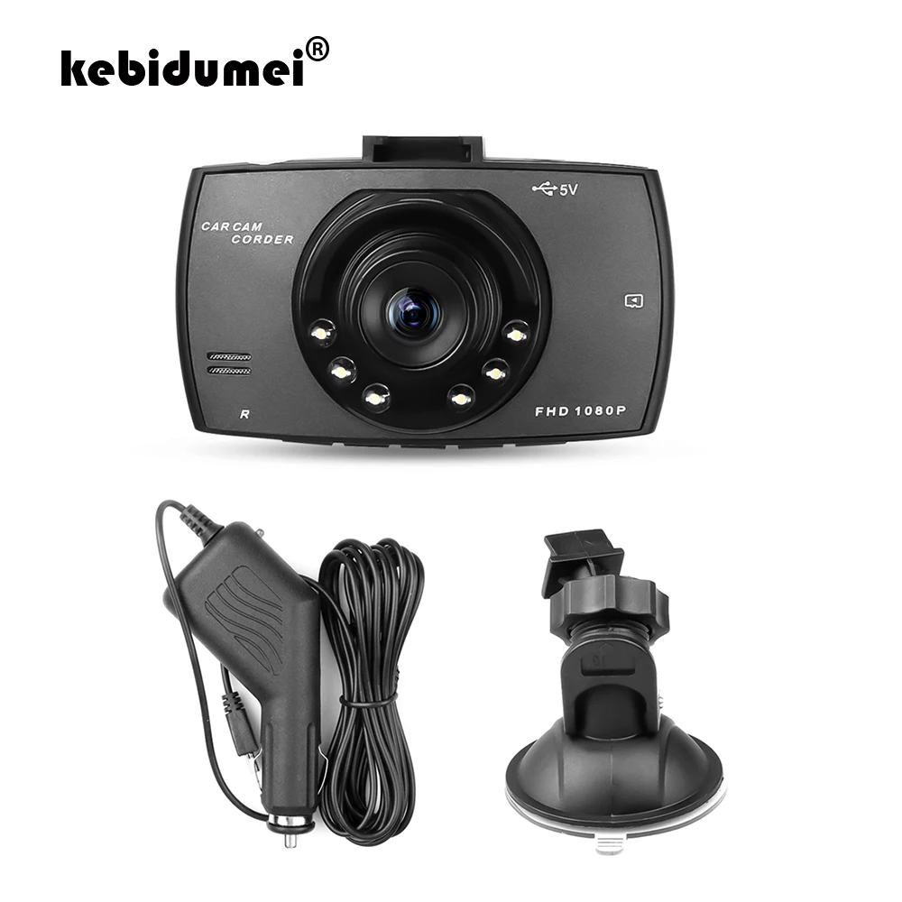 

kebidumei Car DVR Camera Full HD 1080P 120 Degree Dashcam Video Recoder Night Vision G-Sensor Motion Detection Dash Camera