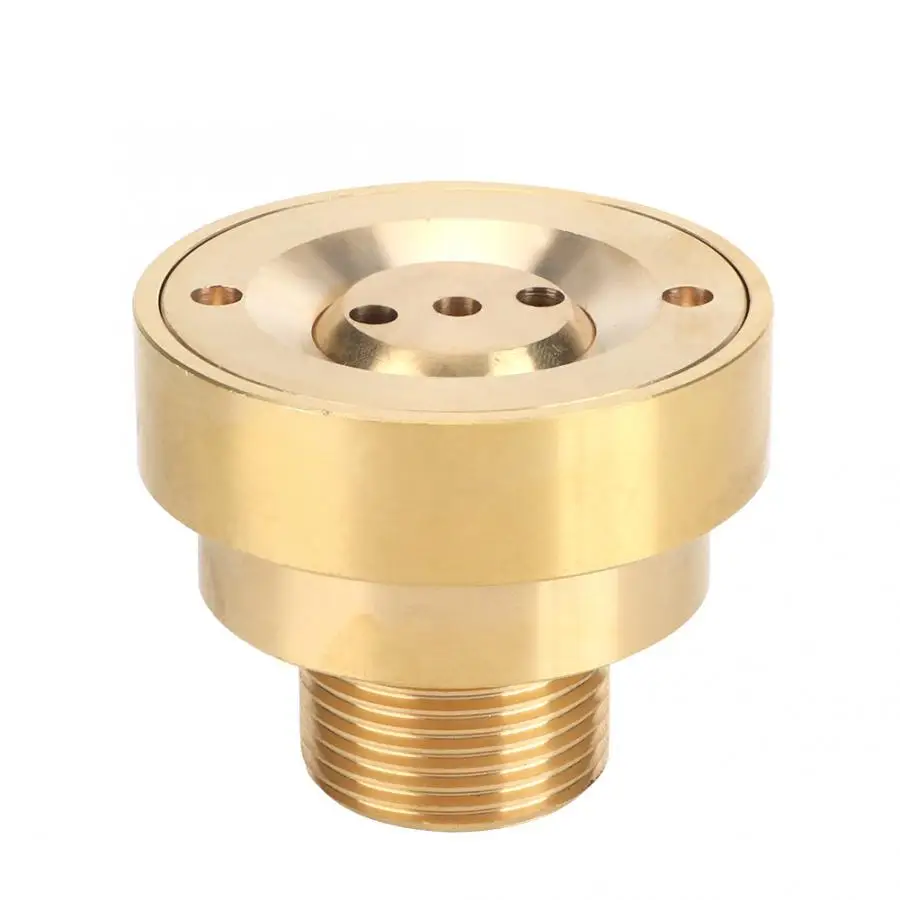 

G1in 32mm Male Thread Brass Column Water Fountain Nozzle Spray Sprinkler Head Garden Nozzle Corrosion Resistant And Durable