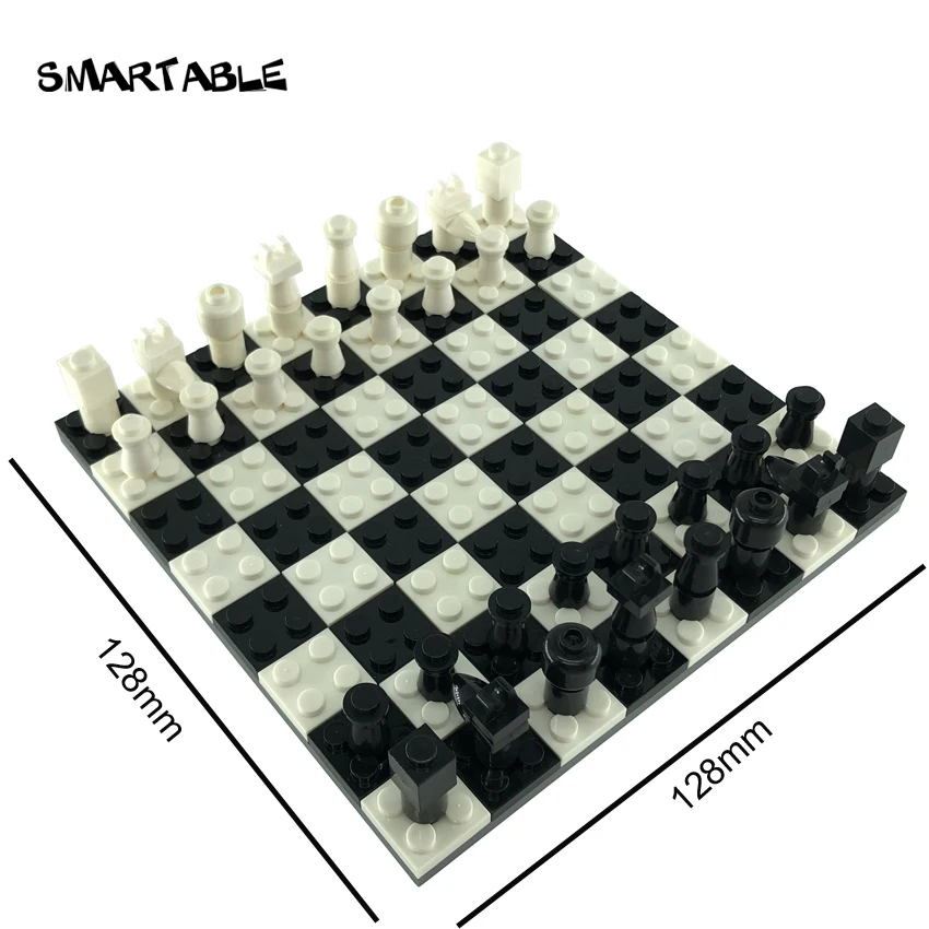 Smartable Iconic Chess Set MOC Parts Building Blocks Toys Set For Kids DIY Educational Compatible Major Brands Christmas Gift