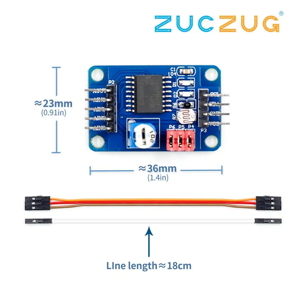 PCF8591 AD//DA converter module analog to digital to analog conversion Arduino AL