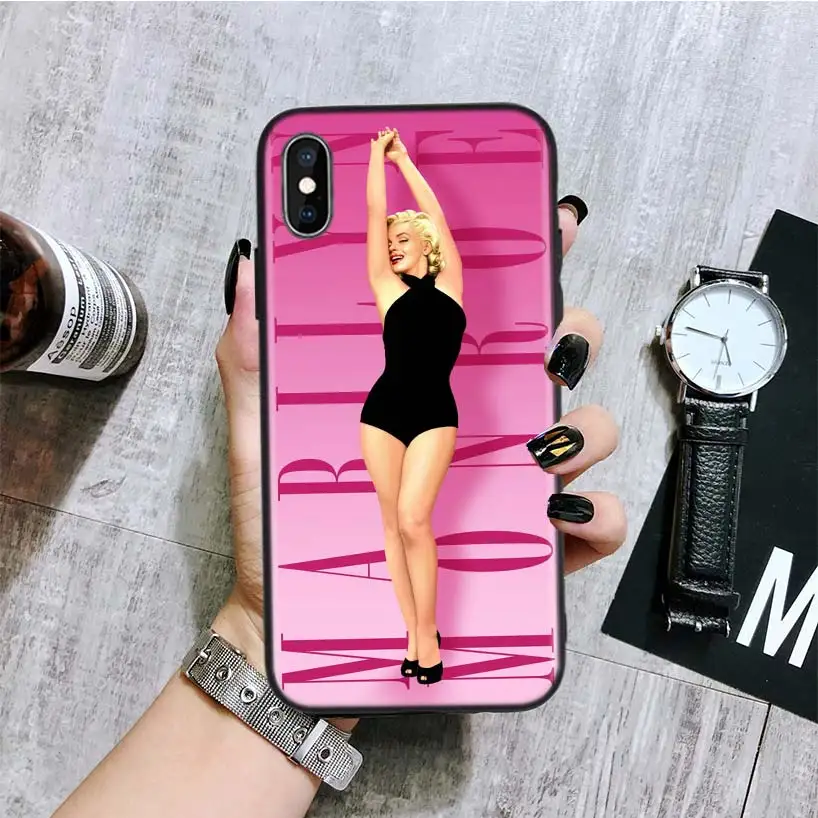 Мэрилин Монро Соблазнительная девушка черный чехол для телефона huawei mate 30 20 10 P30 P20 P10 Pro Lite P Smart Z роскошный Coque Shel