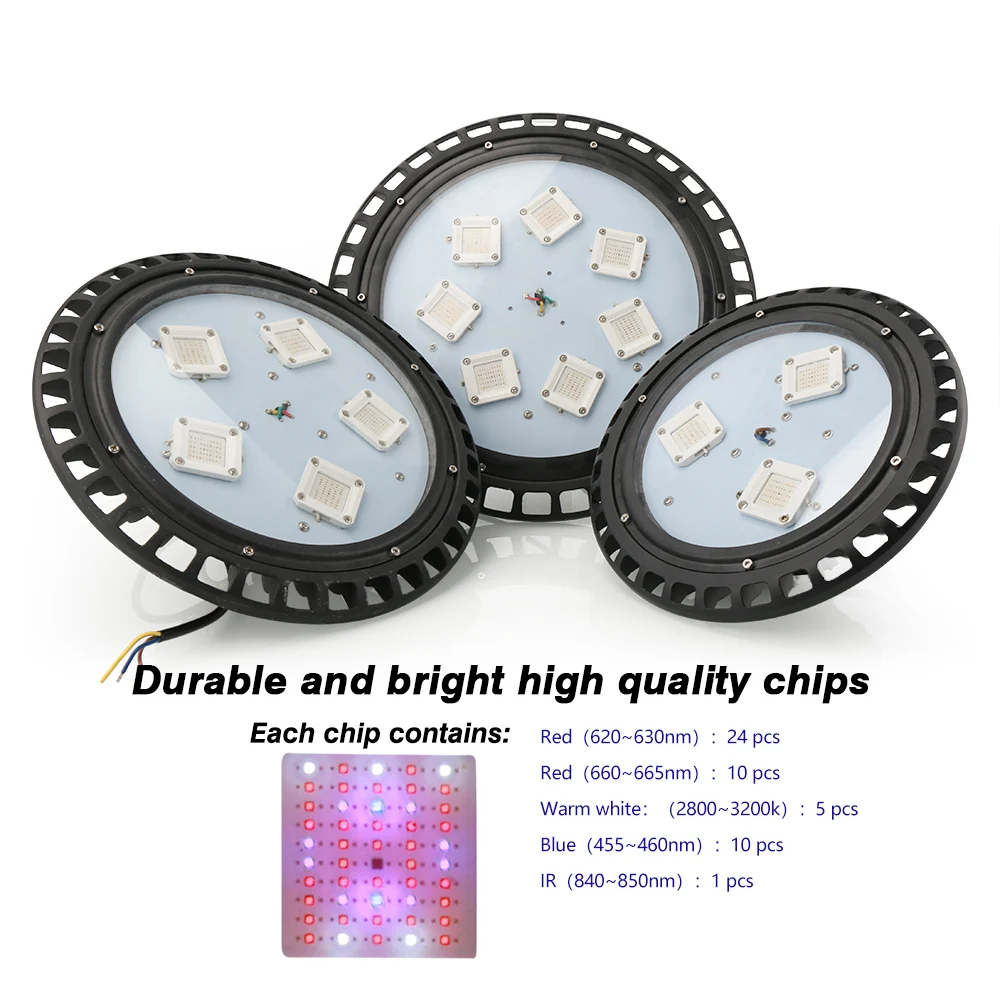 300W 500W 700W НЛО светодиодный Grow светильник COB LED освещение для растениеводства с