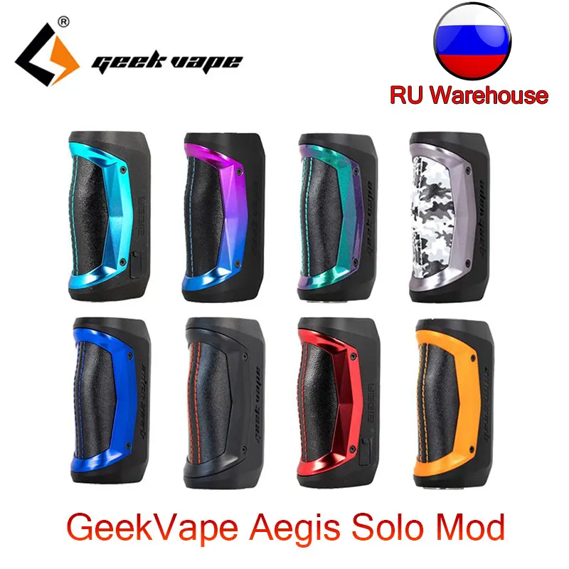 Оригинальный GeekVape Aegis Solo mod водонепроницаемая электронная сигарета подходит для