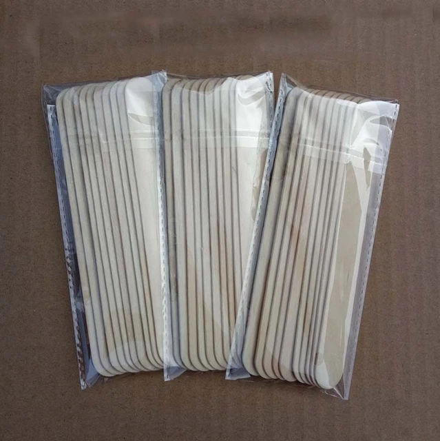 10/40pcs Disposable Wooden Waxing Wax Spatulas Spatula Tongue Depressor  Hair Removal Stick Wax Medical Stick Beauty Health - Hair Removal Cream -  AliExpress