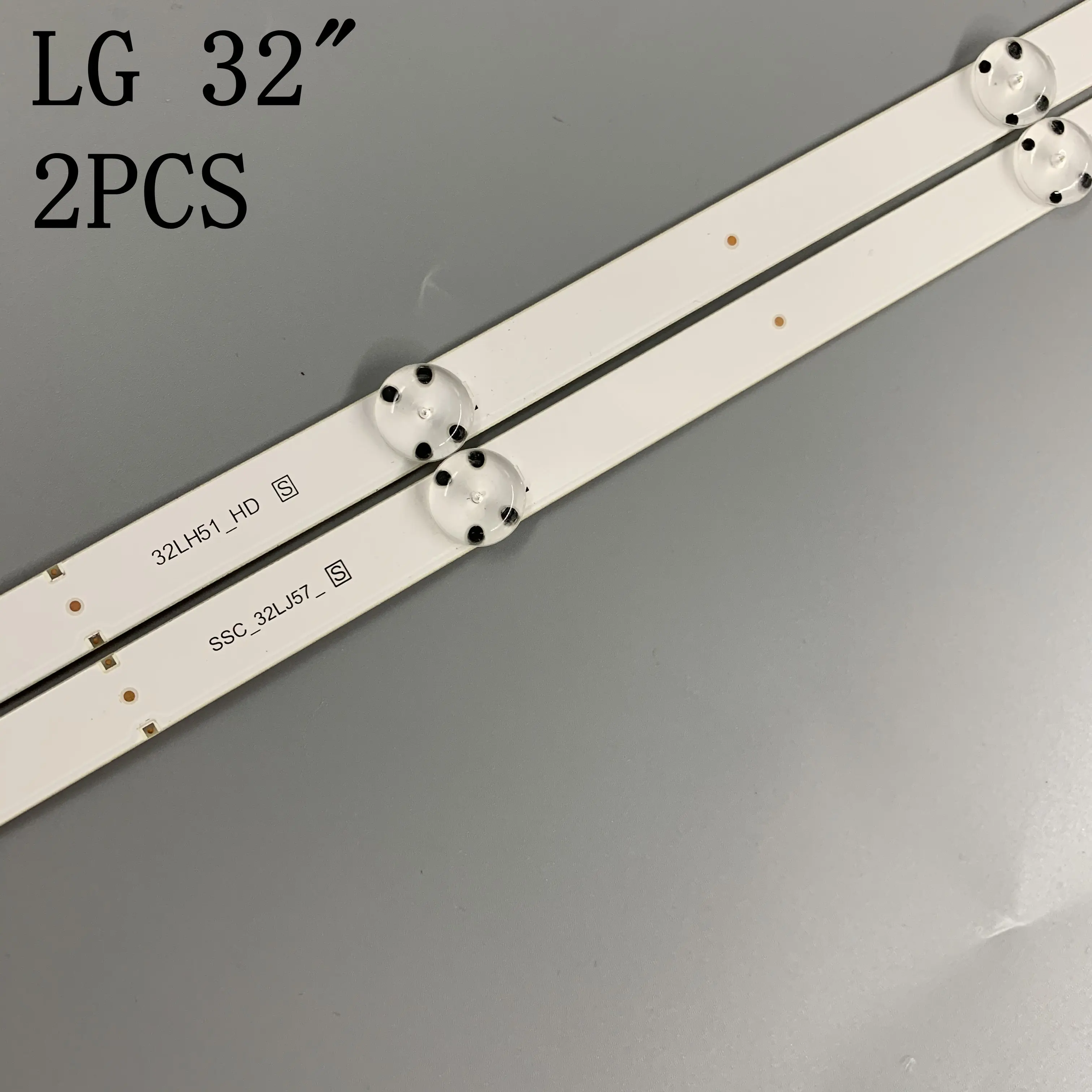 2 шт. Светодиодная лента для LG 32LH51_HD 32LF510U 32LH570B 32LH590U 32LH570B|Запчасти фотовспышек| |