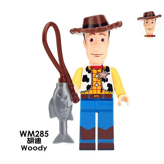 Disney Speelgoed Verhaal 4 Figuren Woody Forky Buzz Lightyear Gaby Rode harten инопланетяне игрушки Джесси Bouwstenen Vrienden baksteen