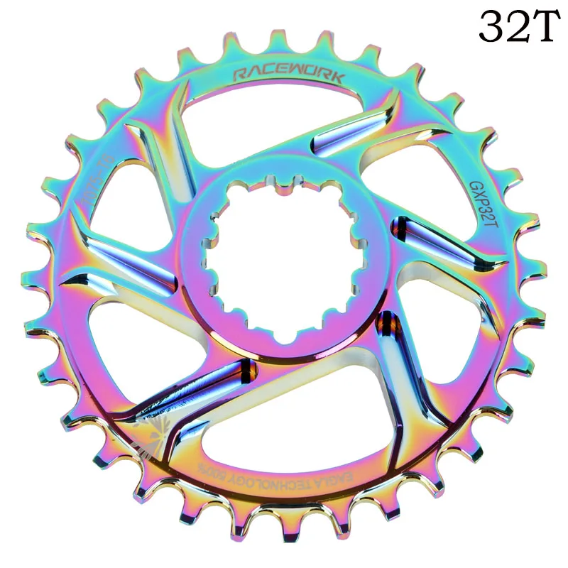 Велосипедная Звездочка RACEWORK MTB 1*12S звездочки с прямым креплением 32/34/36/38T для SRAM GXP