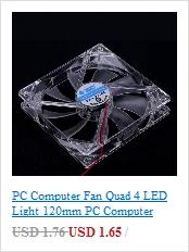 Eclipse 120 мм 120x120x25 мм светодиодный охлаждающий кулер для настольного компьютера, чехол, вентилятор с низким уровнем шума, бесшумный вентилятор для настольных компьютеров