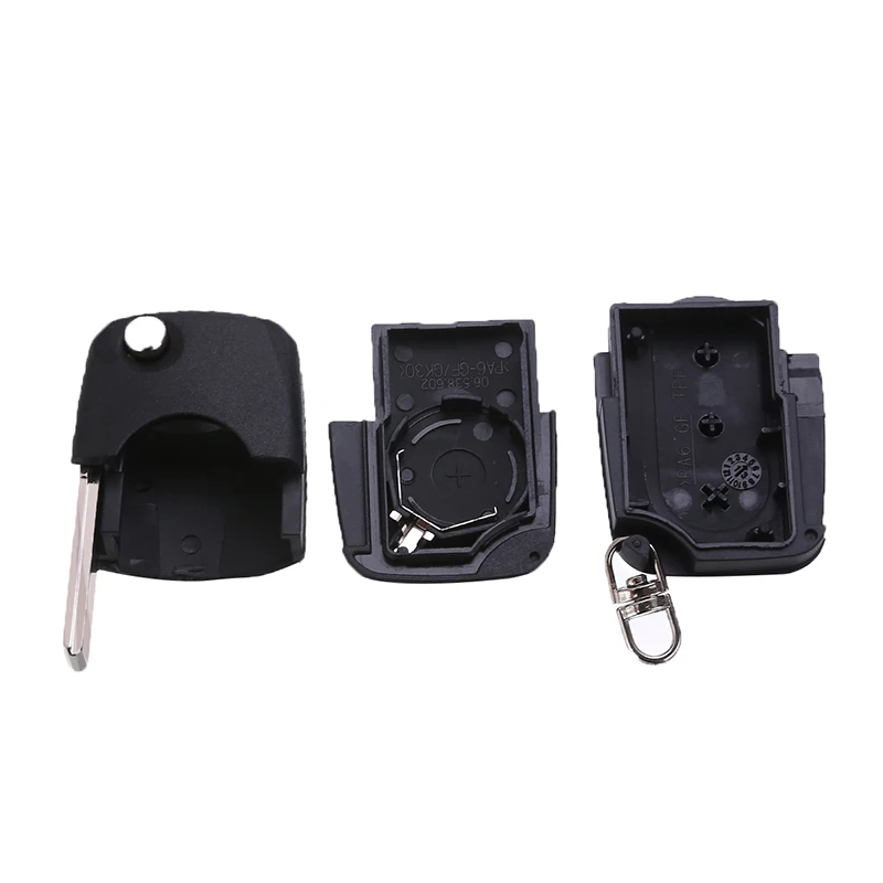 1pcs Car Key Blade Cover 3 Button Remote Key Fob Shell Case HAA Key Blade Fit For Audi A2 A3 A4 A6 A8 TT