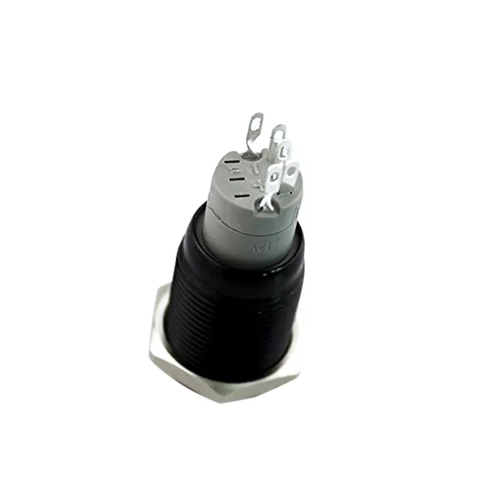 Iztoss 12V Алюминиевый металлический выключатель питания логотип защелкивающийся