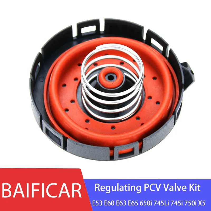 Baificar New Crankcase Pressure Vent Regulating Pcv Valve Kit 11127547058 For Bmw E53 E60 E63