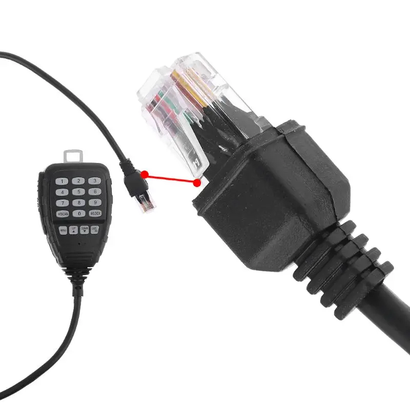 1 комплект DTMF микрофон для динамика QYT KT 8900D KT8900R 8900 Mini 9800 KT8900 автомобильные