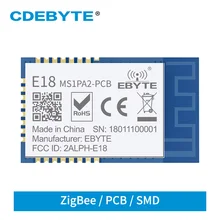 Ebyte E18-MS1PA2-PCB 800 м ZigBee Беспроводной сетевой приемо-передатчик модуль 2,4 ГГц CC2530 Ebyte E18-MS1PA2-PCB 800 м ZigBee Беспроводной сетевой приемо-передатчик модуль 2,4 ГГц CC2530