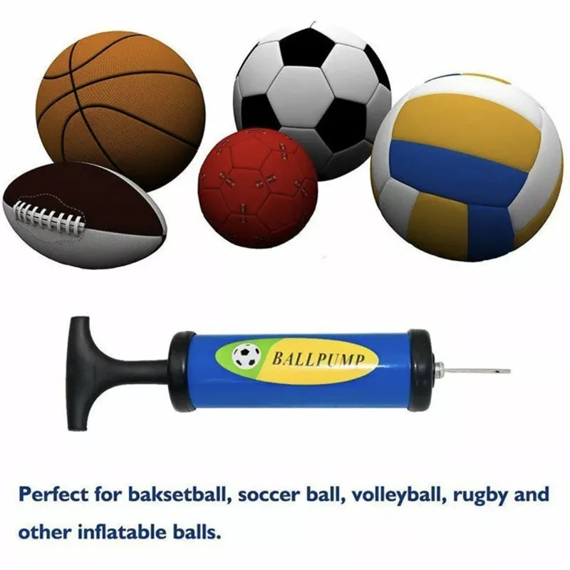 Air pump with Air Needle and Adapter Fit for Inflatable productSuch as Football Soccer Basketball Jump ball Swimming ring