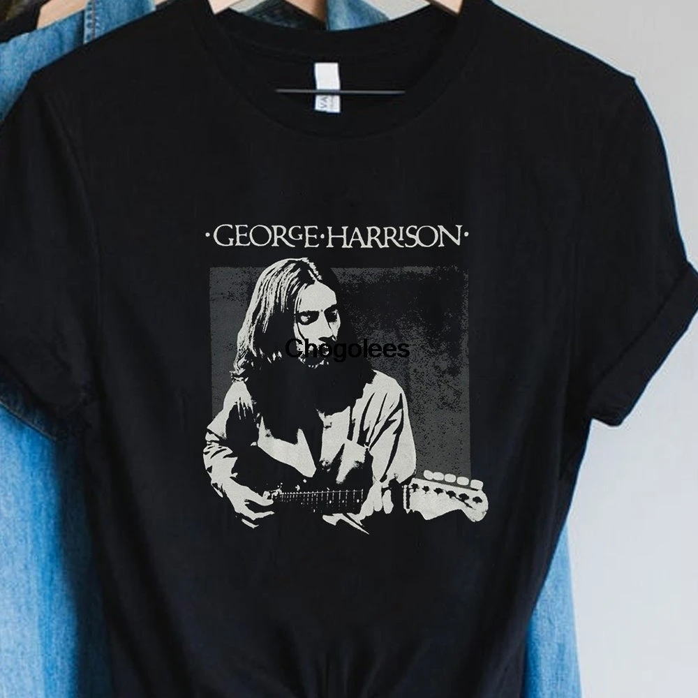 George Harrison Vintage Classic Rock Jazz Music Funny Shirt 80s Guitarist Lover Gift For Men Women Kid MNH021421001 | Мужская одежда