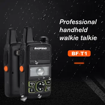 

BAOFENG T1 MINI Two Way Radio BF-T1 Walkie Talkie UHF 400-470mhz 20CH Portable Ham FM CB Radio Handheld Transceiver