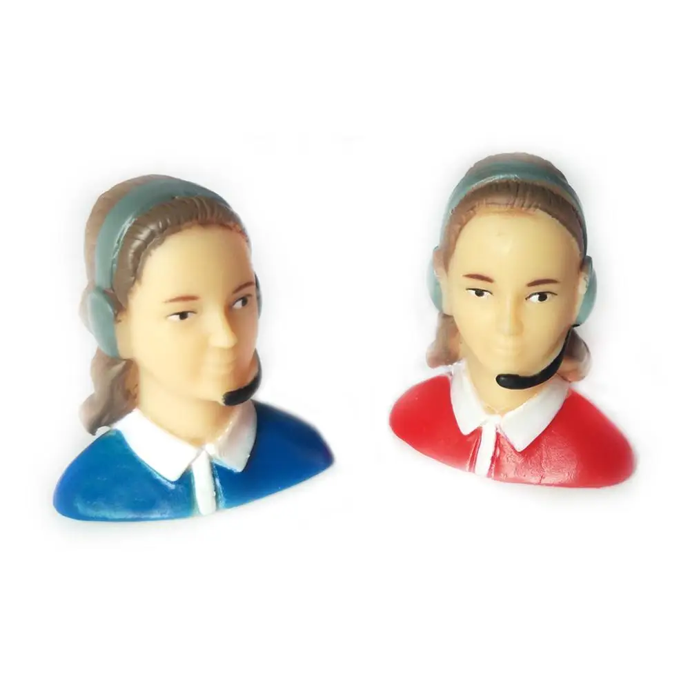 

1pc 1/9 Scale Female Pilots Figures Kits for RC Airplane Aircraft Red/Blue