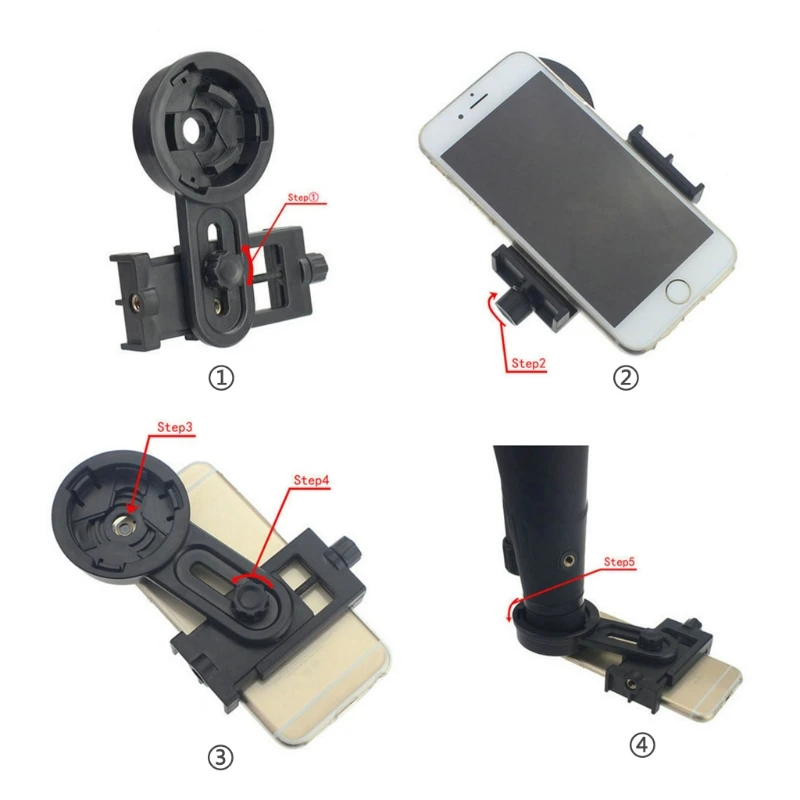 

Universal Phone Adapter Holder Mount Bracket Binocular Monocular Telescope Clip