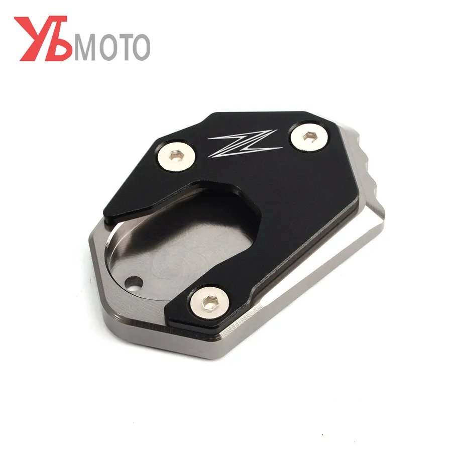 Z logo Titanium Дизайн для Kawasaki ER-6N ER6N Z650 Z900 Z900RS Z1000 Z1000SX cnc подножка пластина удлинитель подставка увеличитель - Цвет: Z logo Titanium