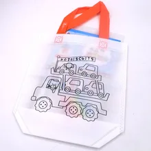 DIY wu fang bao сумка раскраска tu ya bao детская ручная роспись окрашенные доллар магазин два юаня магазин поставка товаров